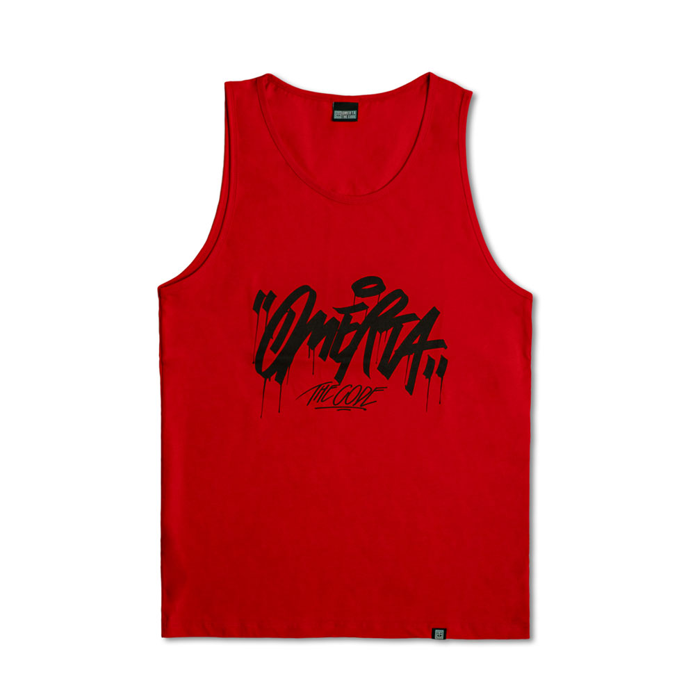TANK-RED Κόκκινο Αμάνικο Omerta - Image 1