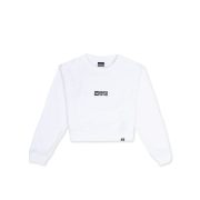 Άσπρο Crop Top Κλασσικό Logo